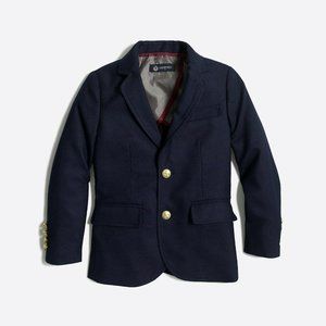 SOLD Crewcuts Thompson boys Wool Blazer Classy Navy Blue sz 8